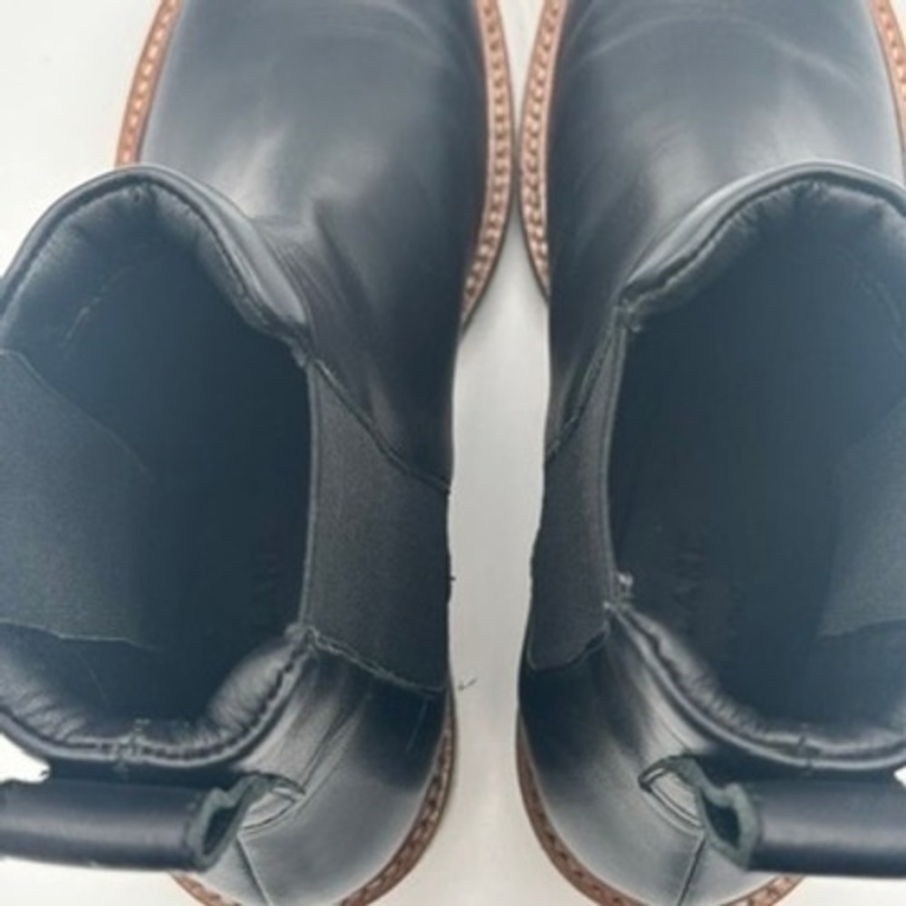 Everlane Chelsea Boot Women Sz 5 Black Leather Italian Made Classic Ankle Boot - Picture 14 of 14